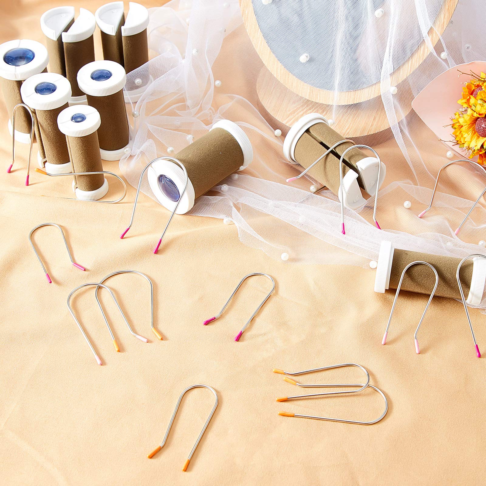 20 Pieces Assorted Hot Roller Clips Replacements, Fits Most Sized Rollers Curlers (Large)