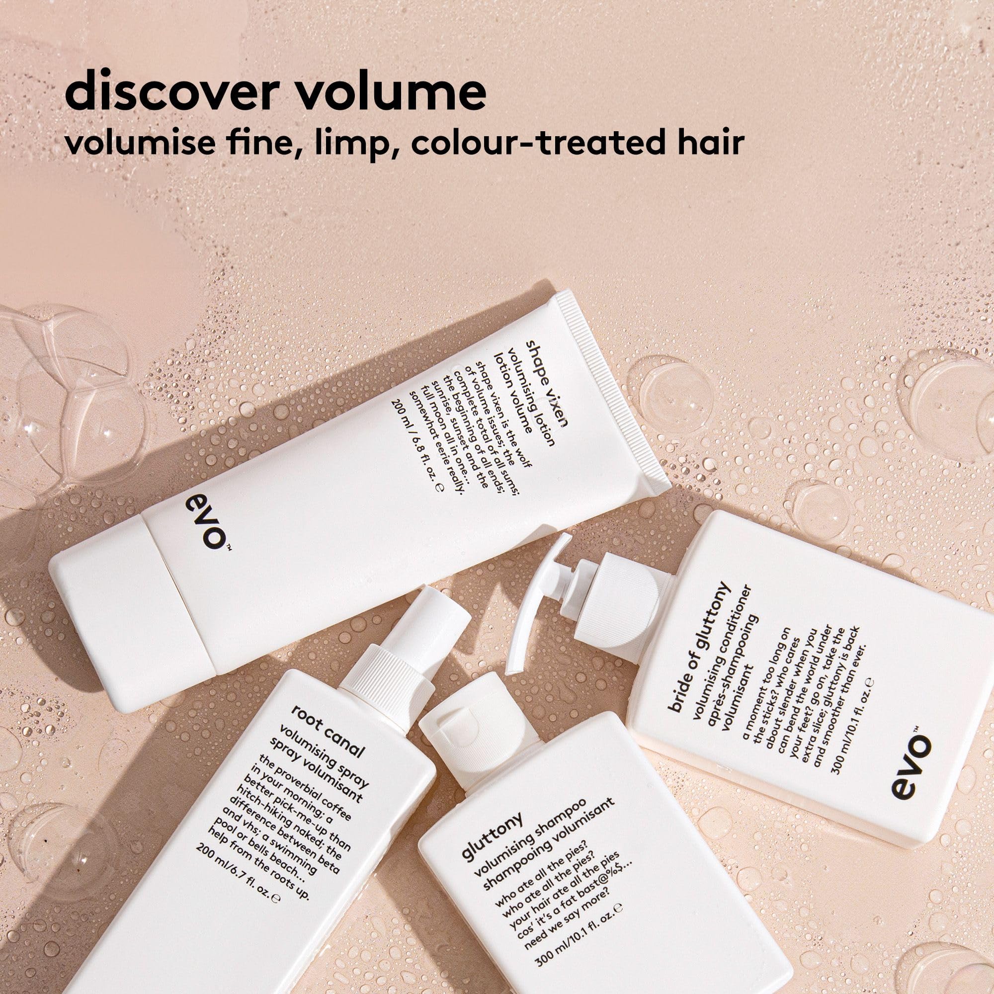 Evo Bride Of Gluttony Volumizing Conditioner - Protects Hair Colour - Reduces Frizz And Tones Hair Colour - 30Ml / 1.1Fl.Oz