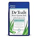 Dr Teal's Pure Epsom Salt Soak, Clarify & Smooth with Witch Hazel & Aloe Vera, 3 lbs