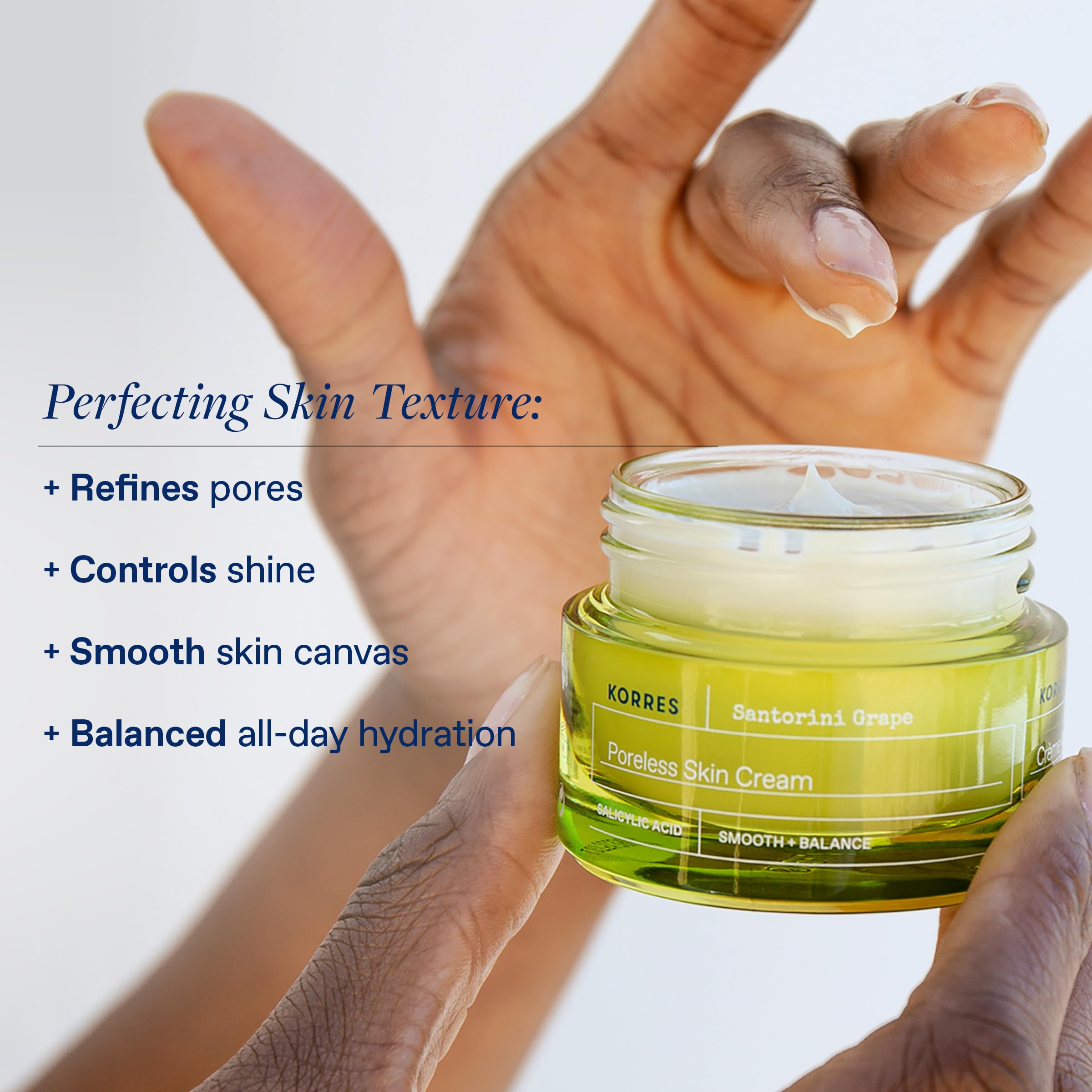 Korres Santorini Grape Poreless Skin Cream, 1.35 Fl. Oz.