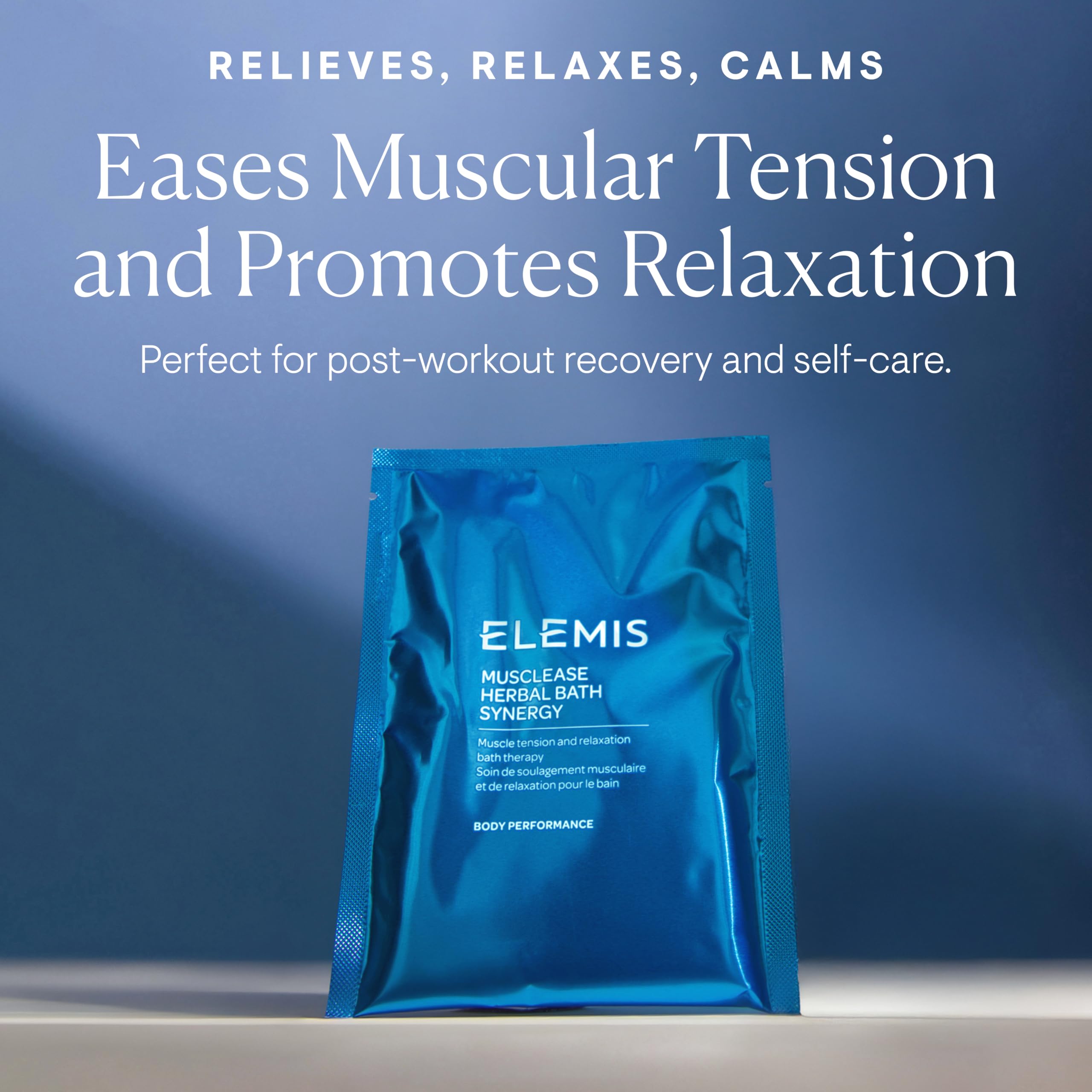 Elemis Musclease Herbal Bath Synergy | Calming Muscle Tension And Relaxation Therapy Soak Relieves Aches, Pains And Tension Post