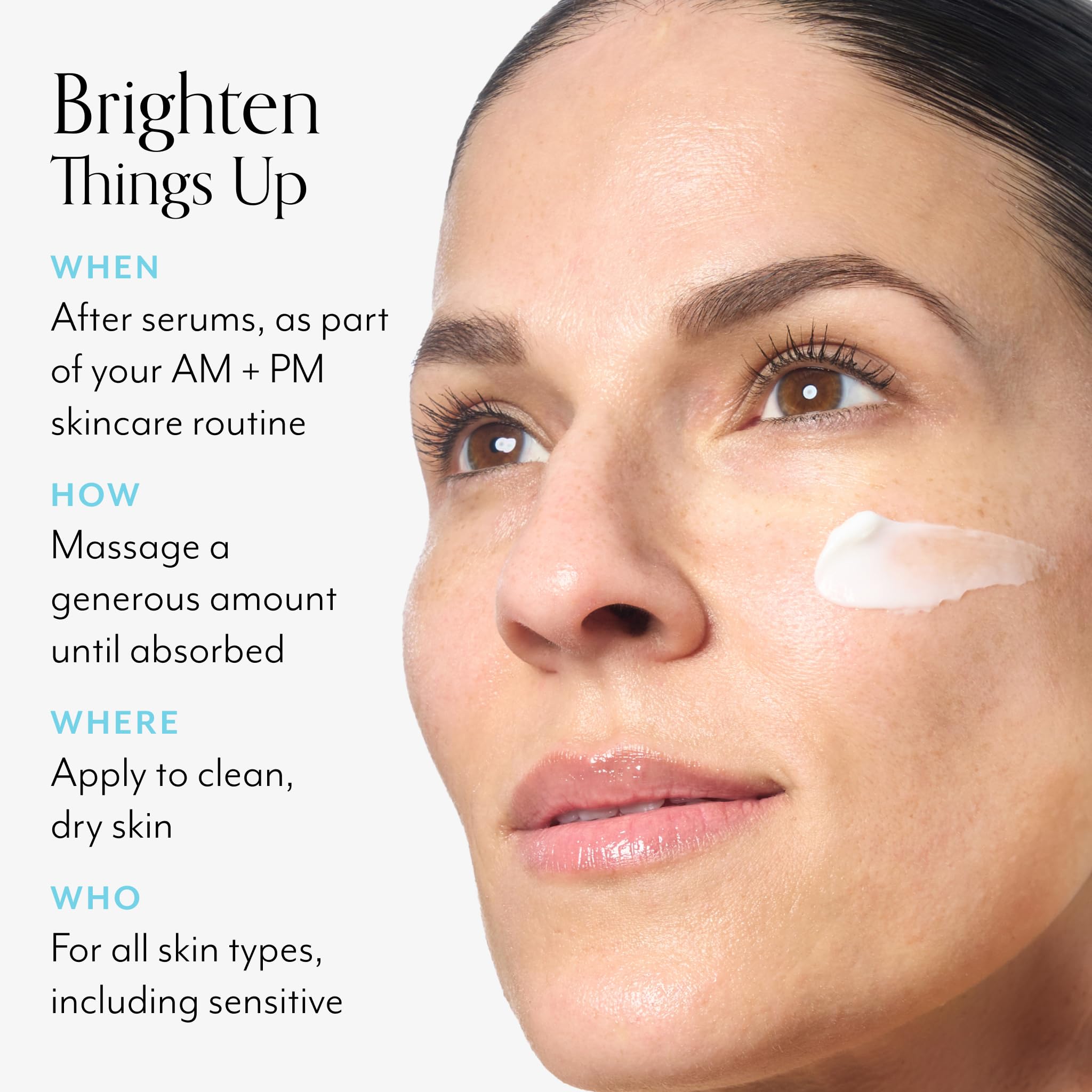 Bliss Tri-Peptide Brightening Moisturizer | Vitamin C & Squalane | Hydrating Anti-Aging Face Cream For Radiant Skin | Clean Vega