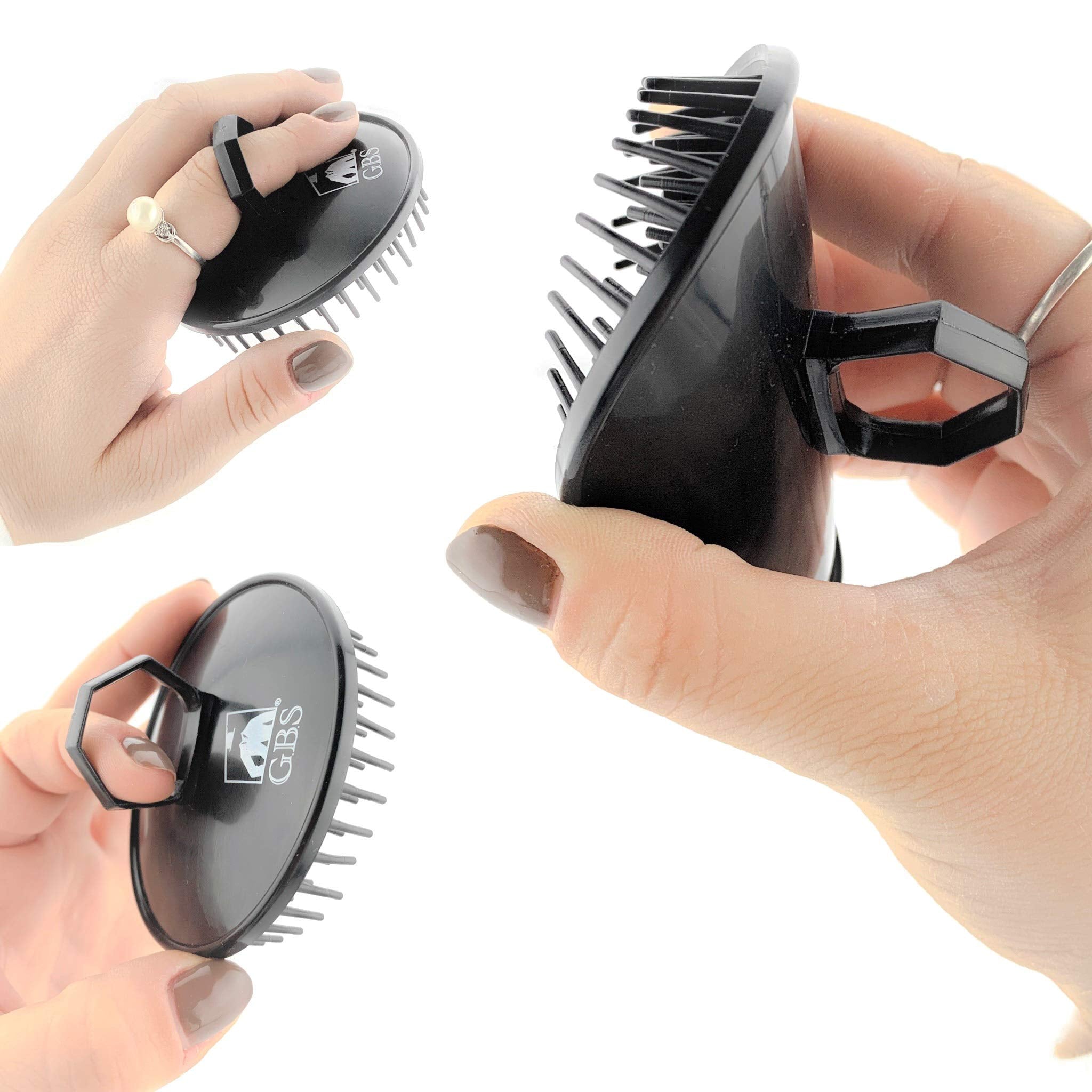 G.B.S Stylish Easy To Hold Hair Scalp Shampoo Brush #100 Scrubber Helps To Remove Dandruff, Promotes Hair Growth Head Massager B