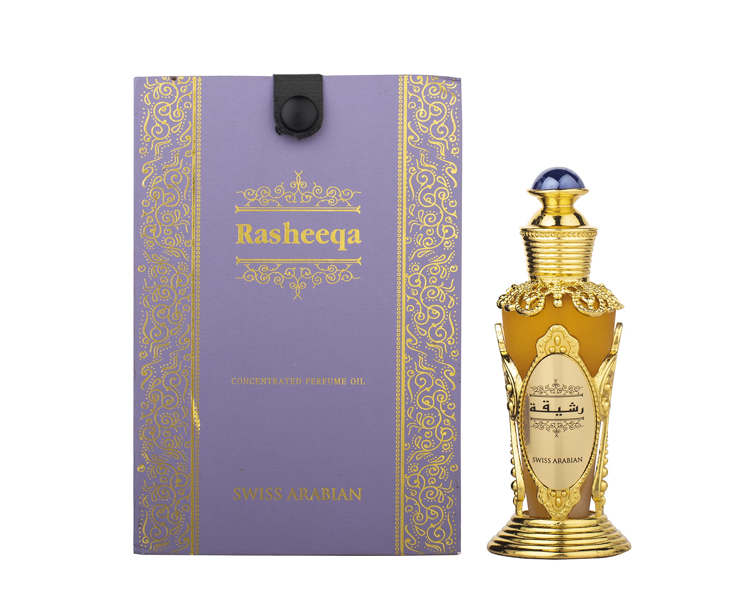 Rasheeqa - Luxury Arabian Perfume Oil, Seductive Signature Fragrance from Dubai, Long Lasting - 0.6 oz