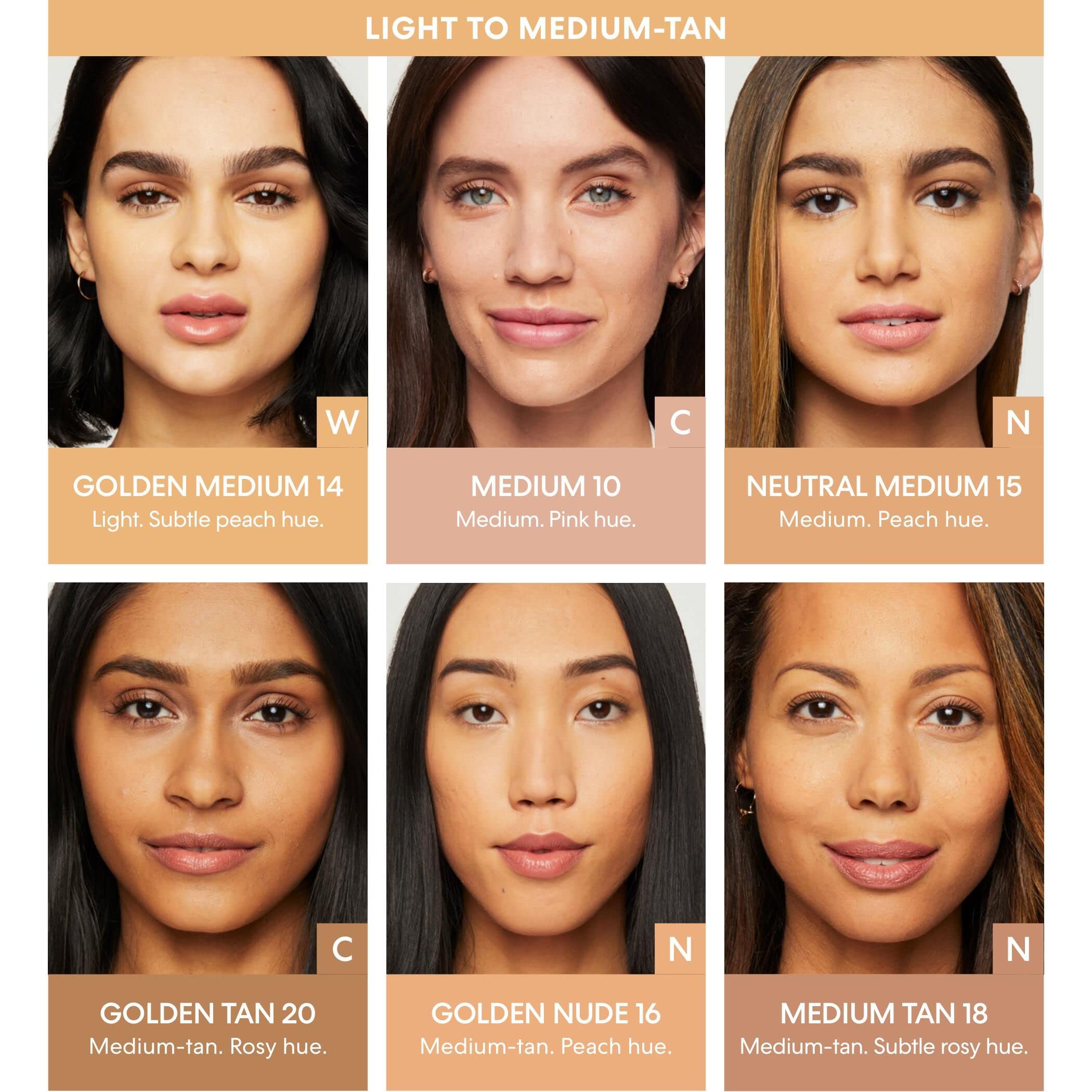 Bareminerals Original Matte Loose Mineral Foundation Spf 15, Powder Foundation Makeup, Buildable Coverage, Reduces Shine, Talc F