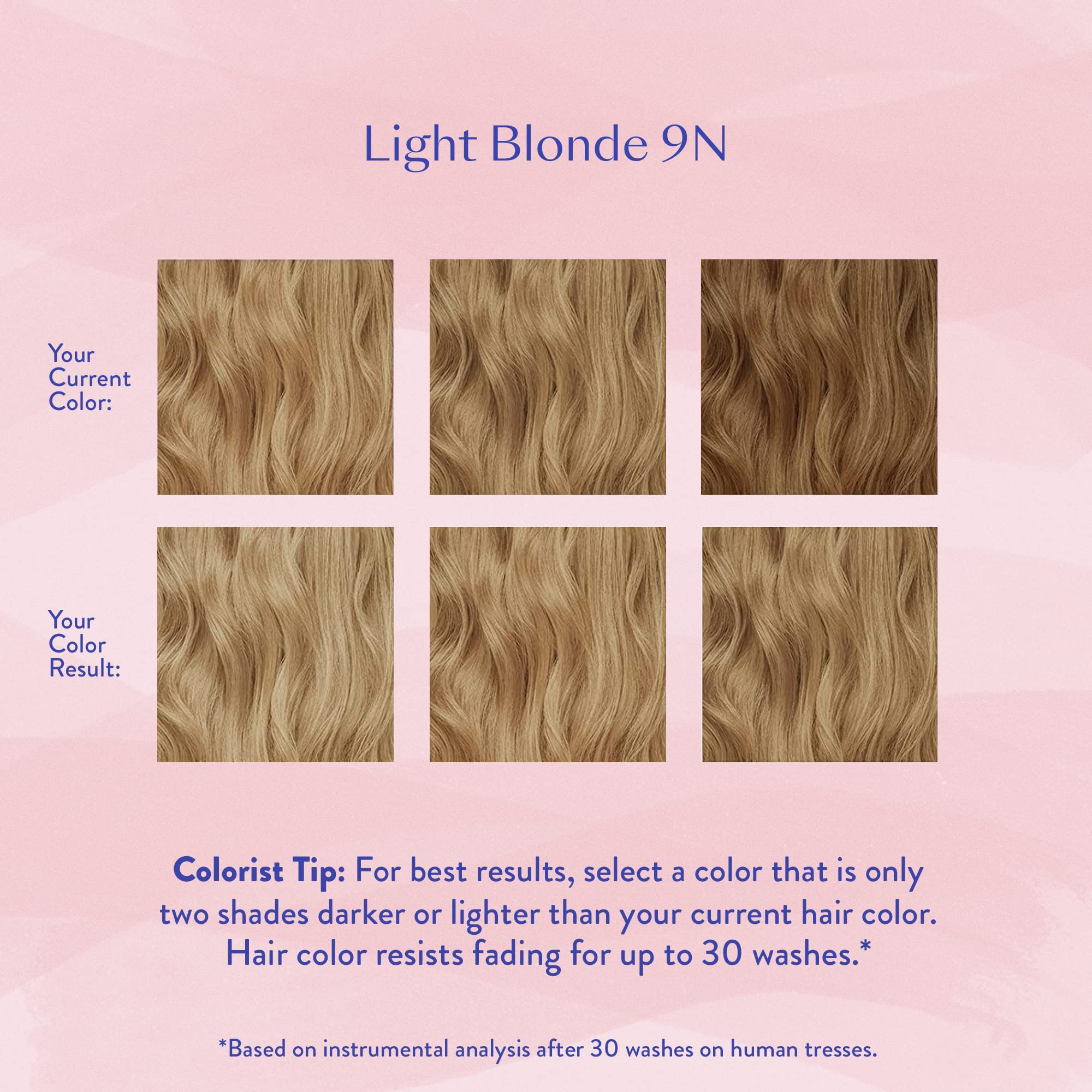 Esalon Permanent Hair Color & Hair Dye Complete Kit - Light Blonde - Personal Colorist Kit For Up To 100% Gray Coverage For All