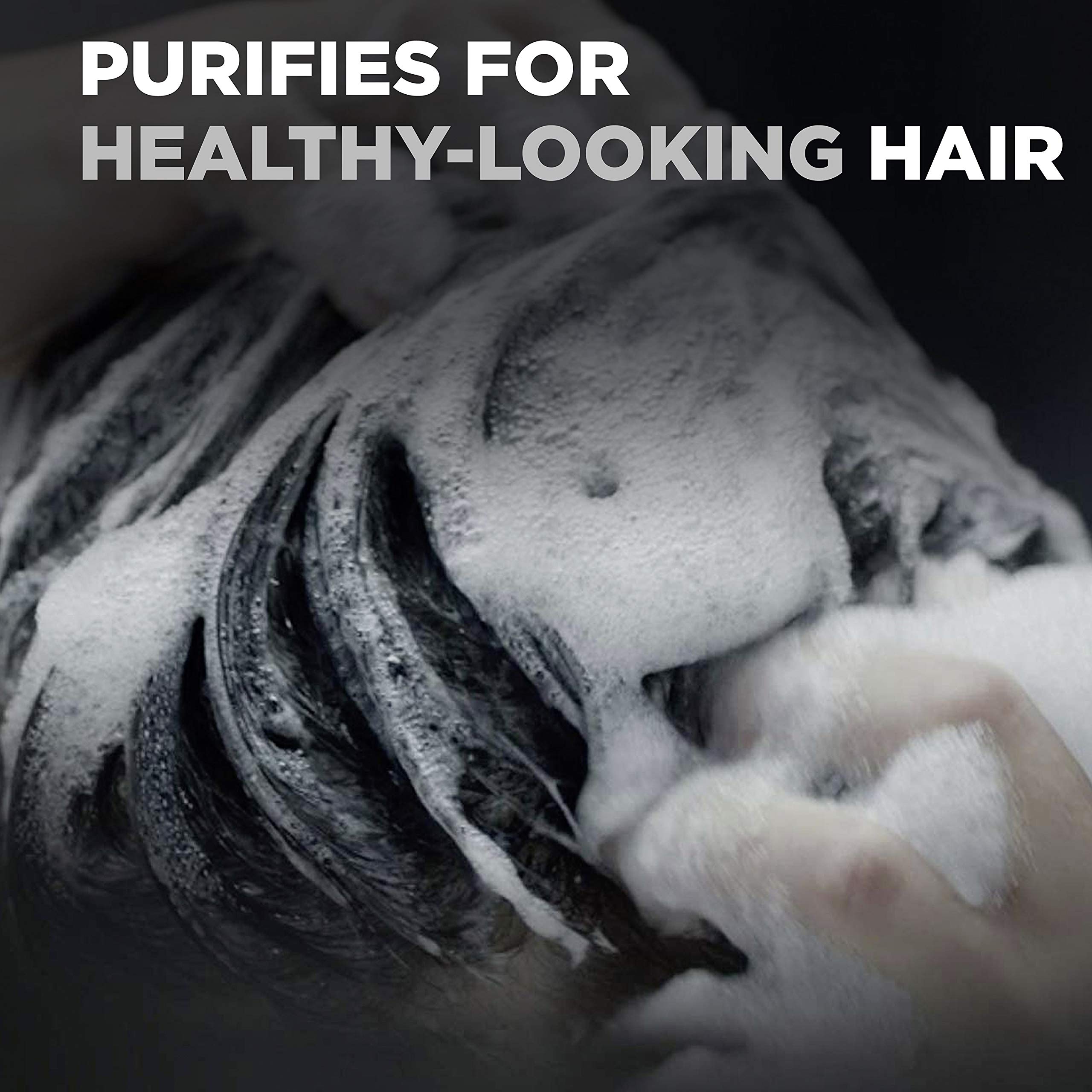 Dove Men+Care Shampoo For Healthy-Looking Hair Charcoal + Clay Naturally Derived Plant Based Cleansers 20.4 oz
