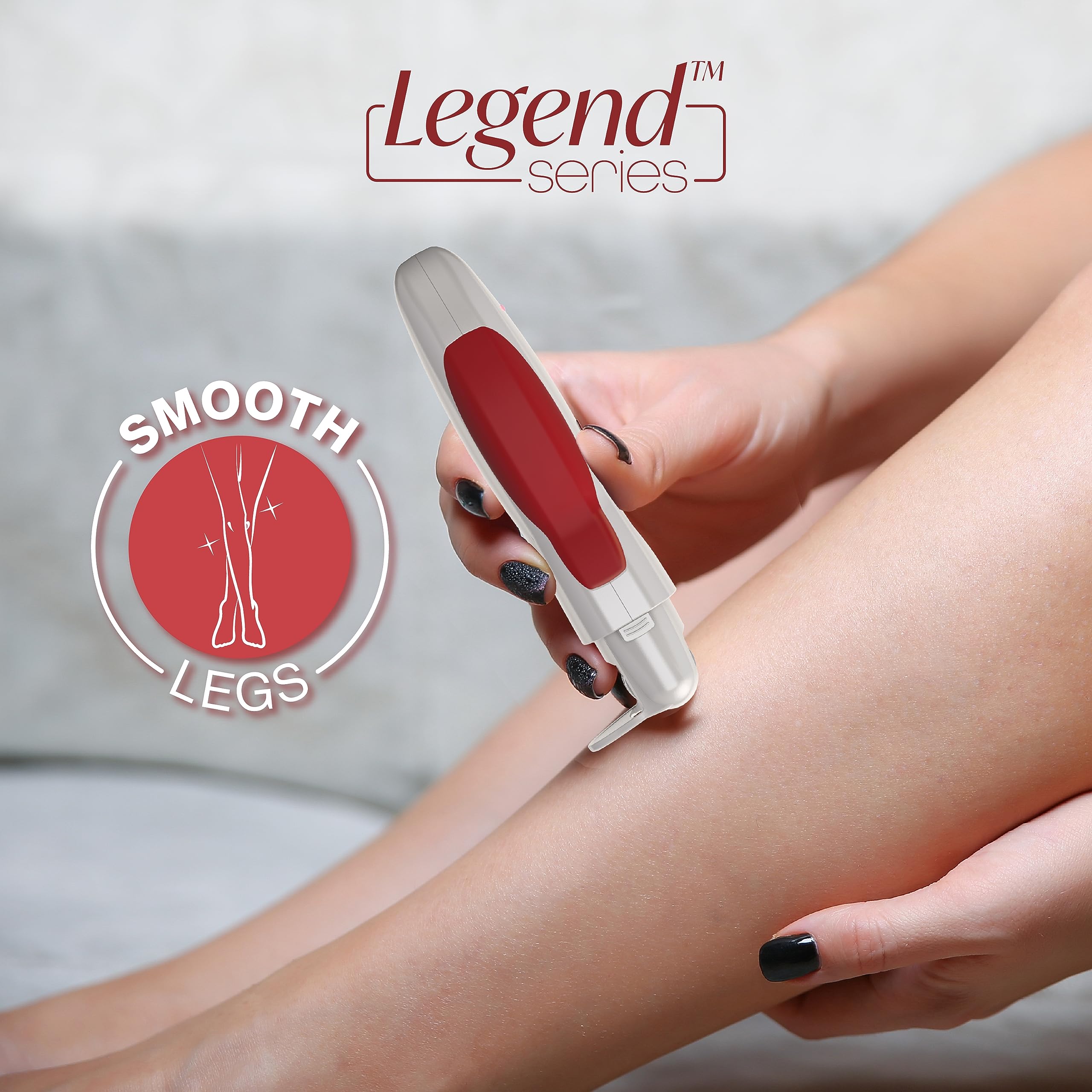 Epilady Legend 4 | Cordless Epilator Hair Removal Device For Women, 2 Speed Bikini Trimmer, Electric Shaver For Women, Rechargea