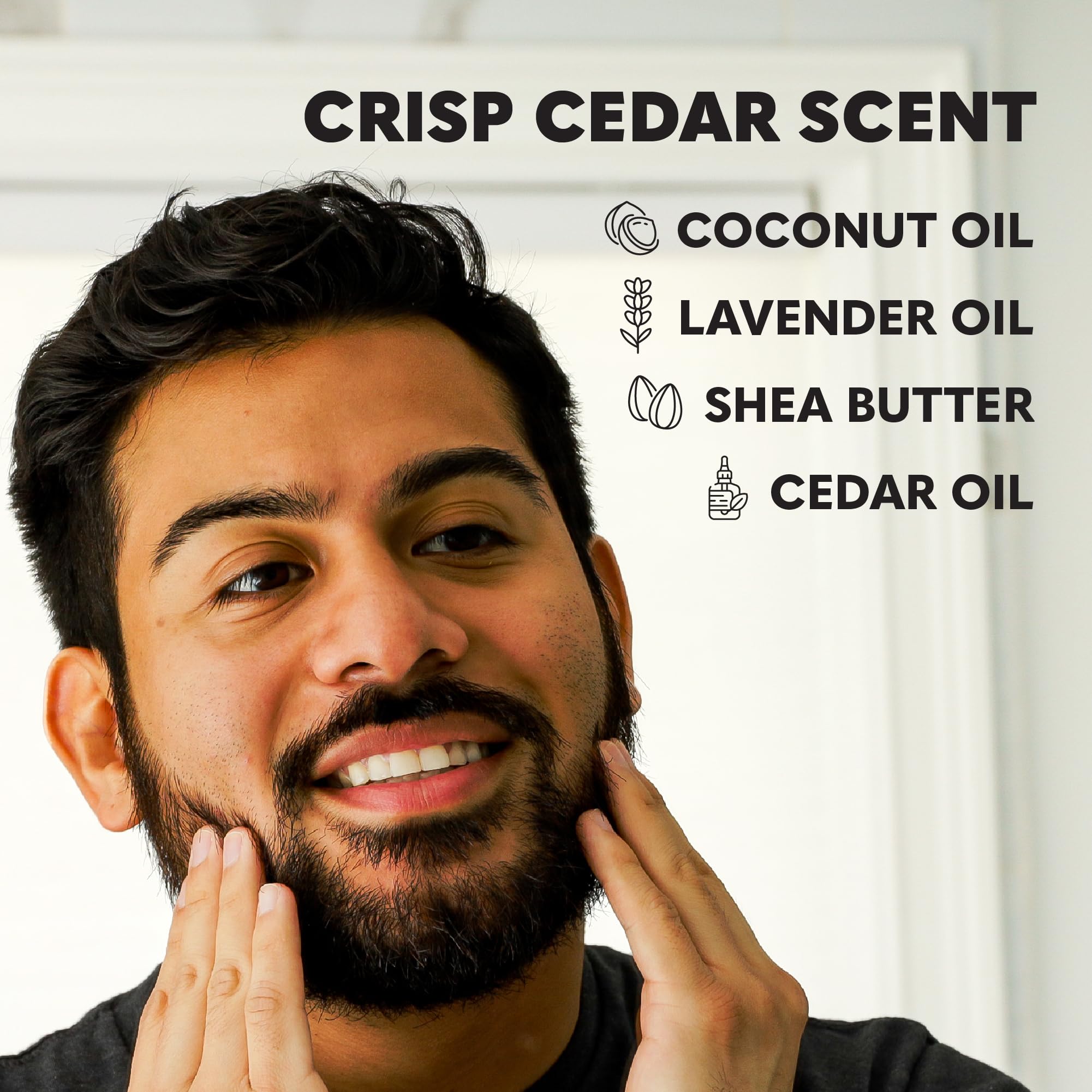 The Beard Club Cedar Beard Butter - Men'S Styling Balm, Softener, Moisturizer, And Leave-In Conditioner - Beard Wax - 2Oz