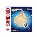 Band-Aid Brand Water Block Flex Large Adhesive Pads, 100% Waterproof Bandage Pads For First-Aid Wound Care Of Minor Cuts, Scrape