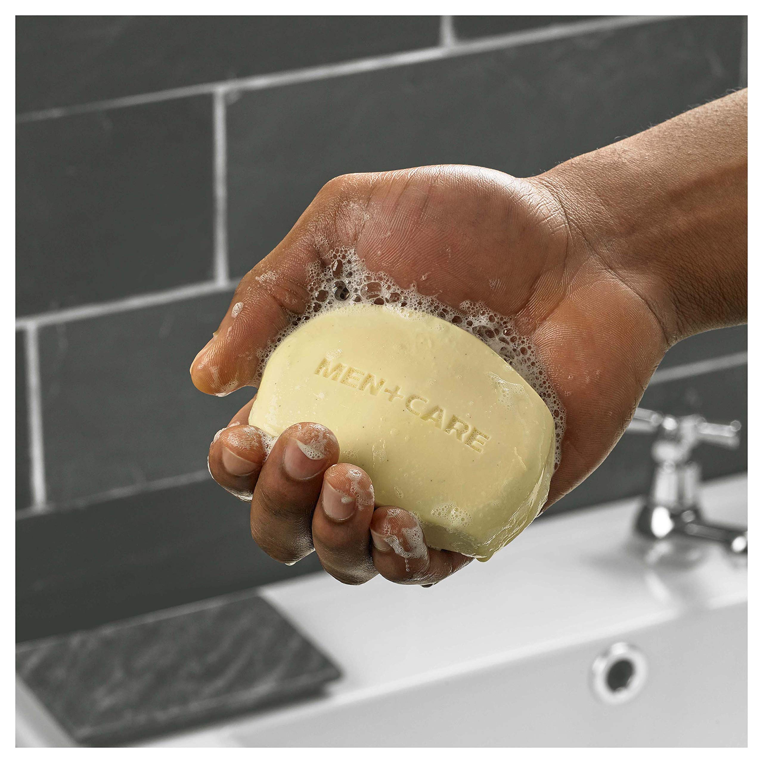Dove Men+Care Men'S Bar Soap More Moisturizing Than Bar Soap Deep Clean Soap Bar That Effectively Washes Away Bacteria, Nourishe