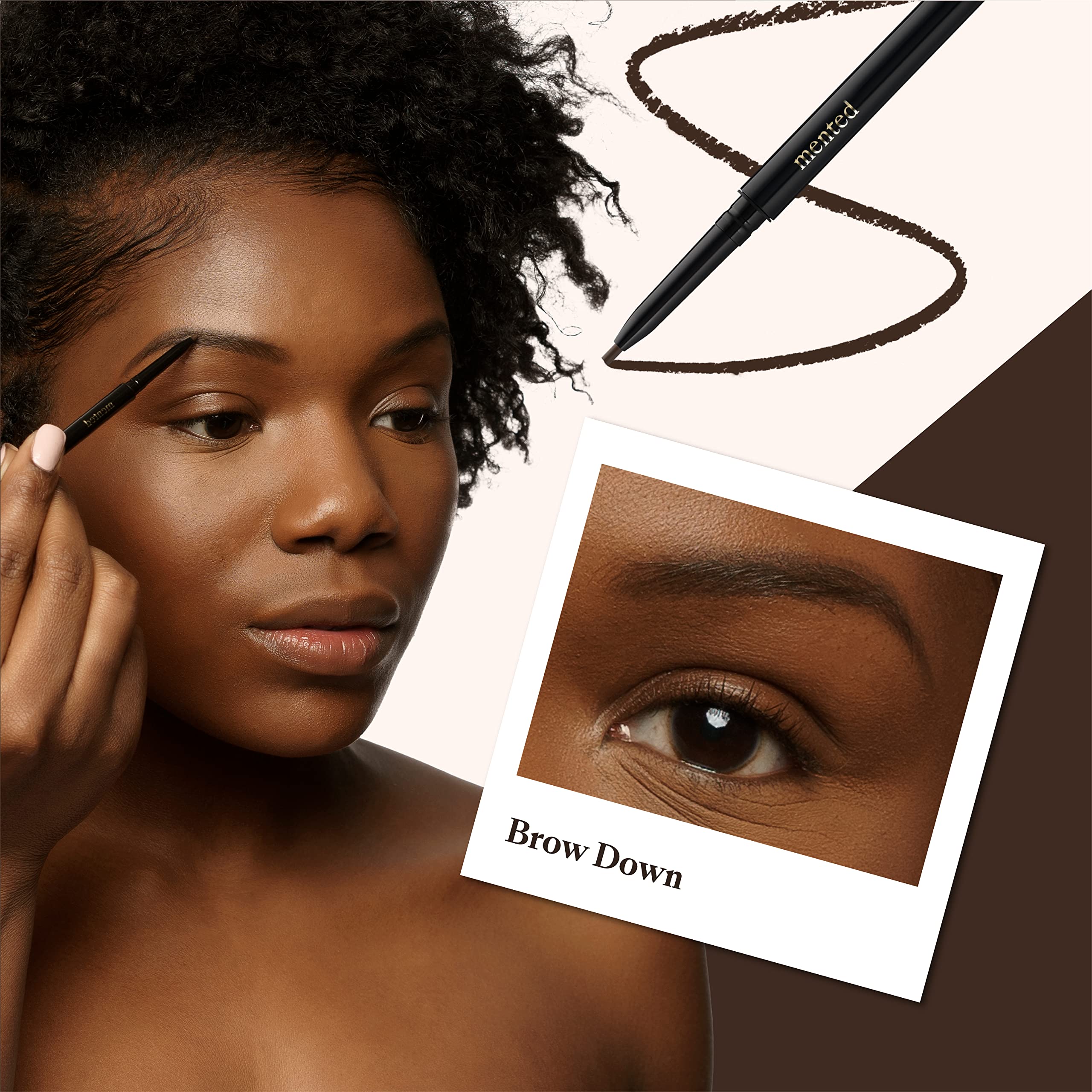 Mented Cosmetics | Eyebrow Pencil, Eyebrow Stencil, Eyebrow Brush, High Brow Pencil With Spoolie | Natural Looking Brows, All Da
