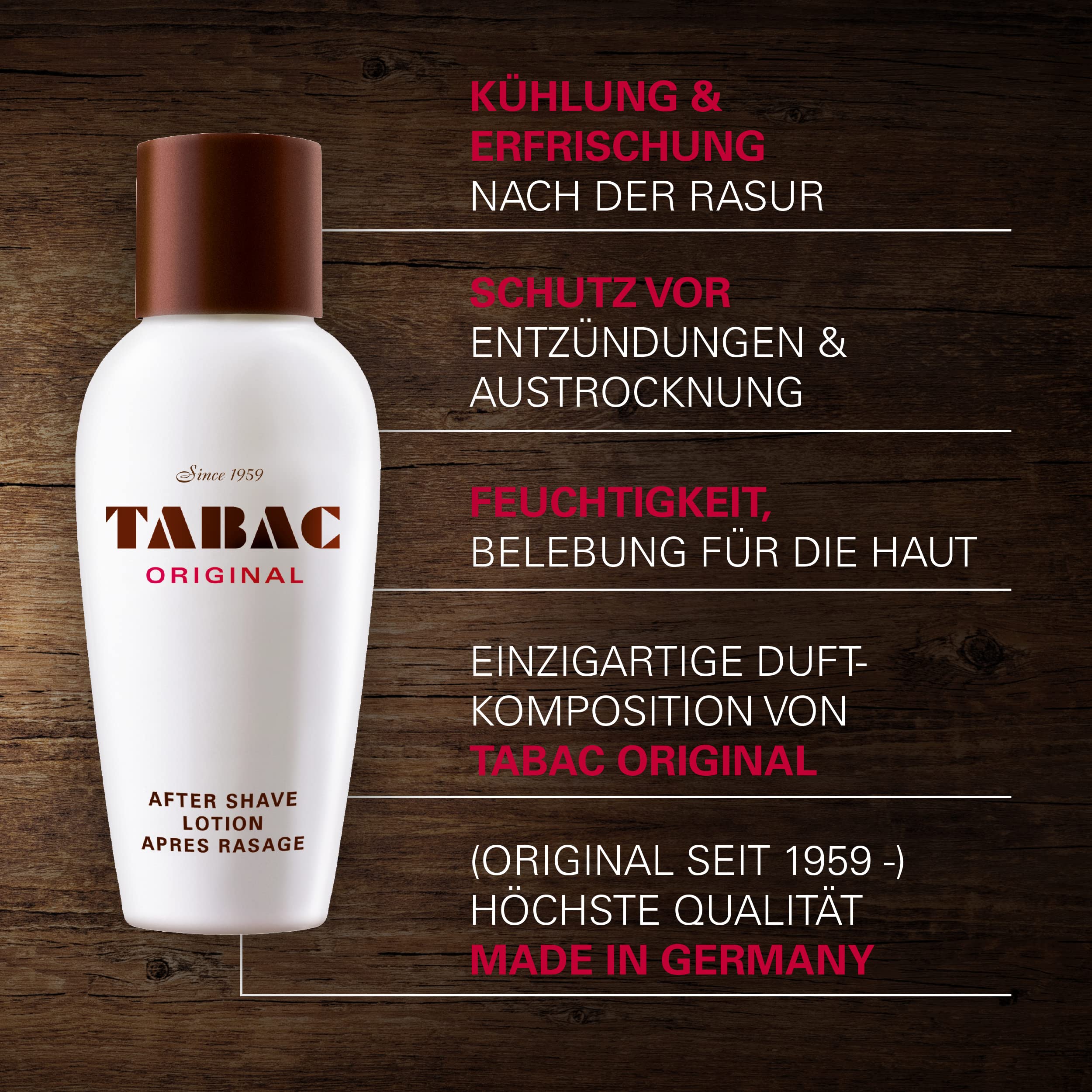 Tabac Original Aftershave For Men By Maurer & Wirtz, 3.4 Ounce