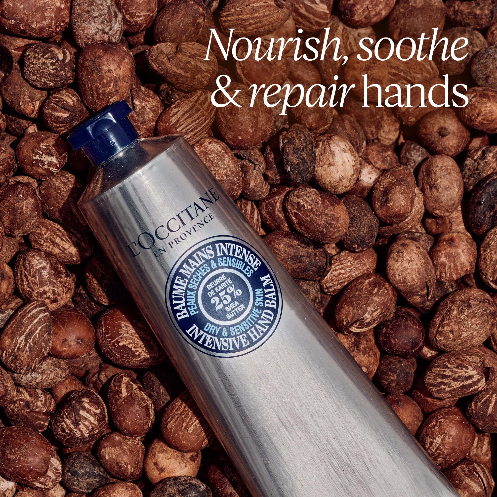Loccitane Nourishing Intensive Hand Balm: With 25% Organic Shea Butter, Intense Nourishment, Vegan, 1 Oz