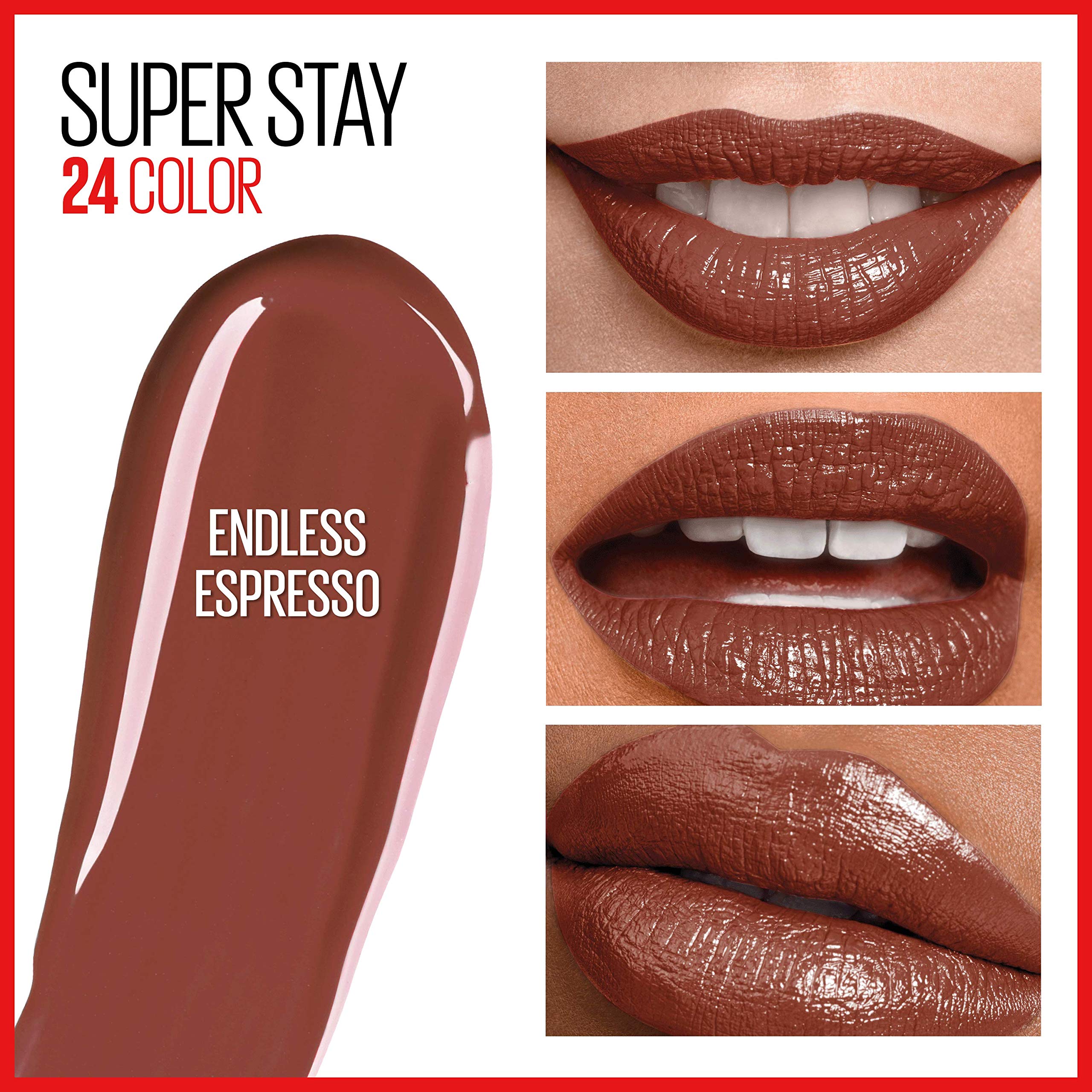 Maybelline Super Stay 24, 2-Step Liquid Lipstick Makeup, Long Lasting Highly Pigmented Color With Moisturizing Balm, Endless Esp