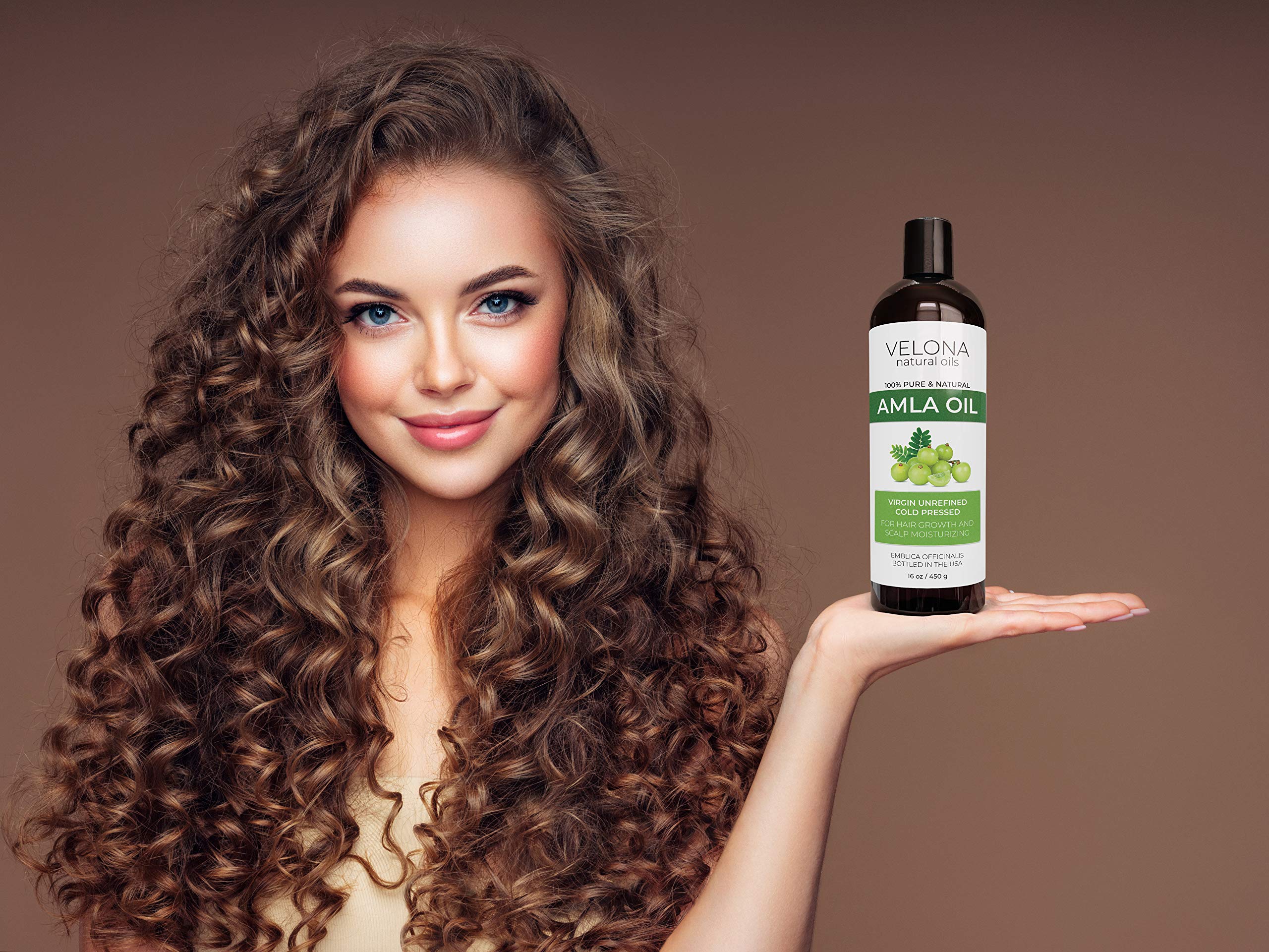 Velona Amla Oil Usda Certified Organic - 64 Oz | 100% Pure And Natural Carrier Oil | Extra Virgin, Unrefined, Cold Pressed