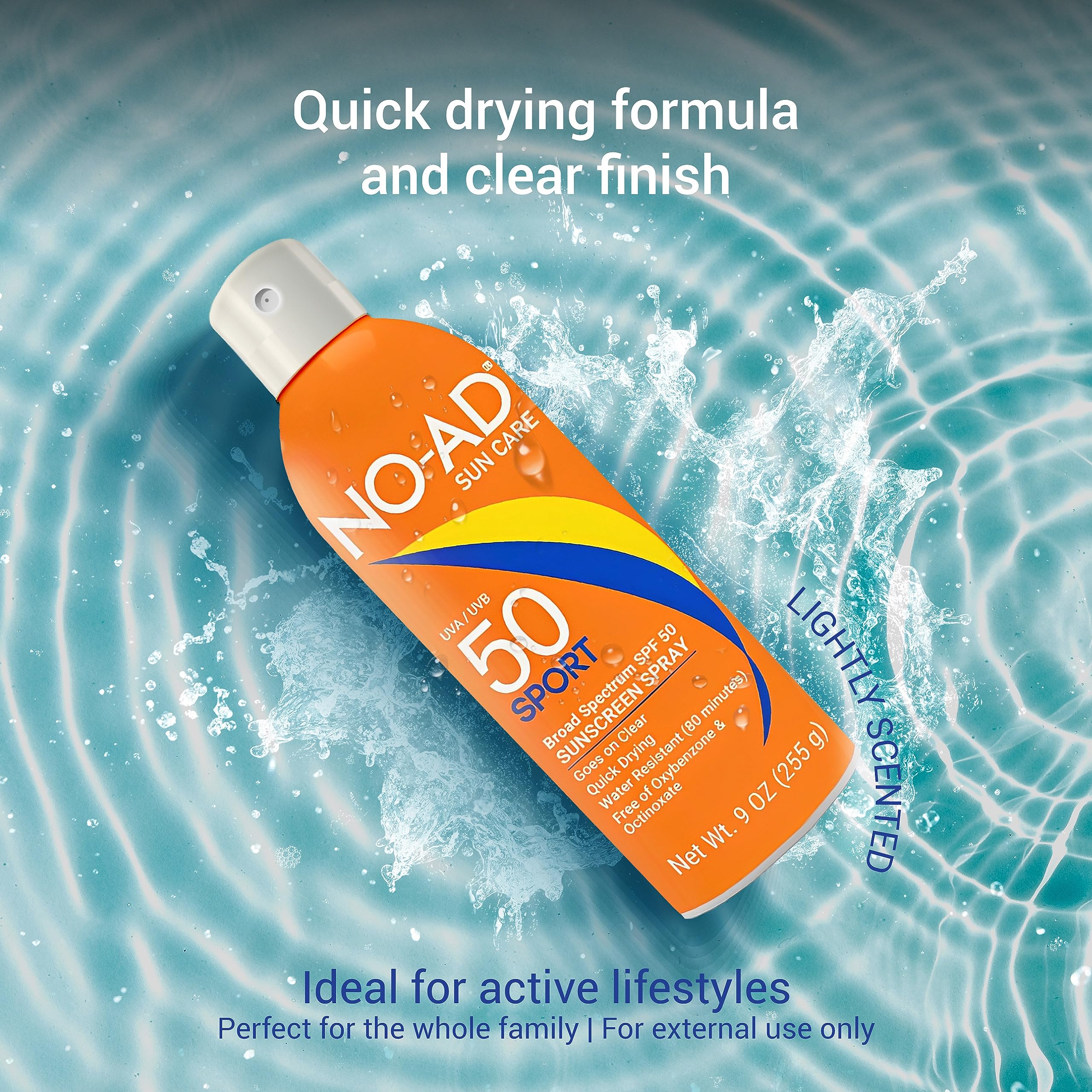 No-Ad Sport Sunscreen Lotion, Spf 50 16 Oz