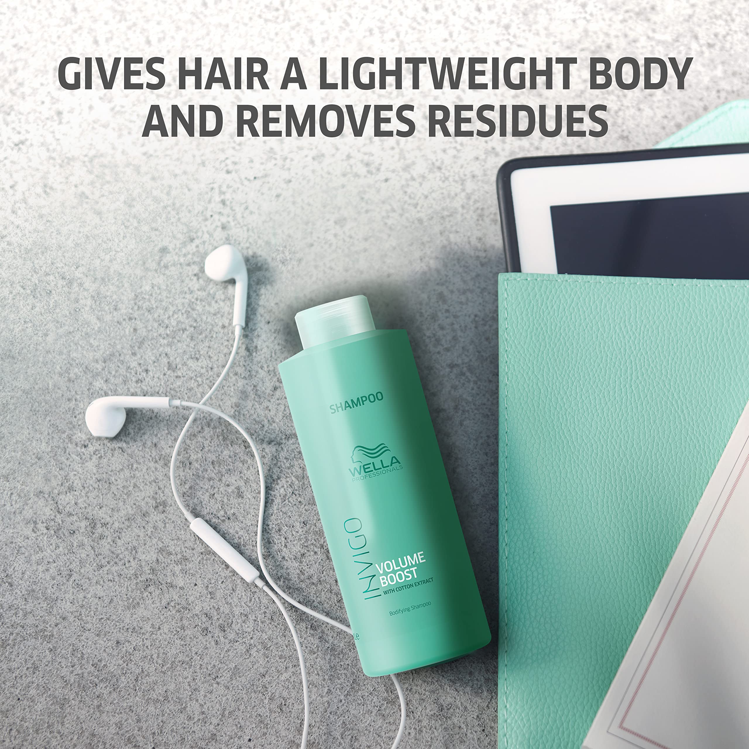 Wella Professionals Invigo Volume Boost Shampoo| For Added Volume| With Bodyfying Spring Blend| 33.8 Fl Oz
