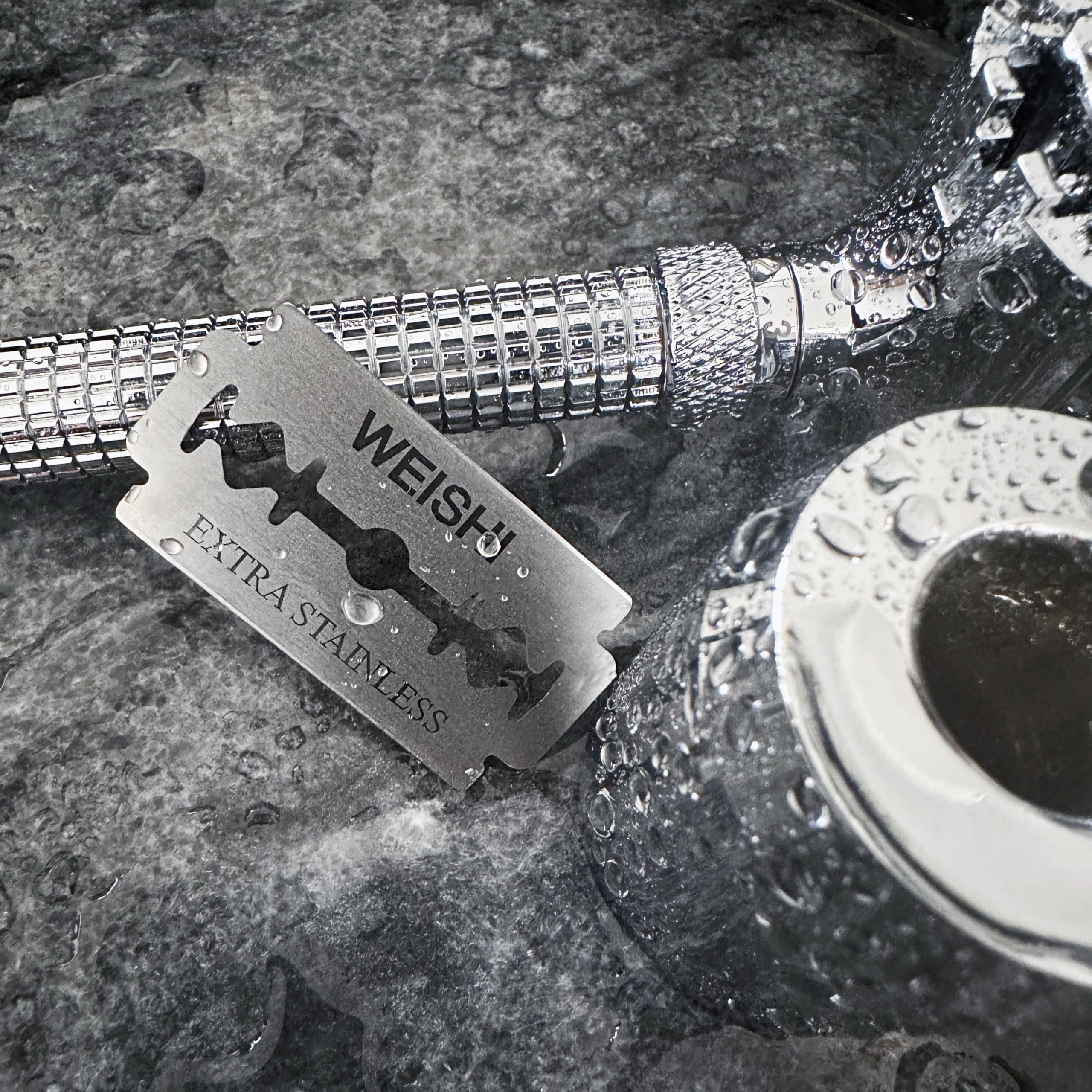 Weishi 50 Count Double Edge Safety Razor Extra Stainless Blades