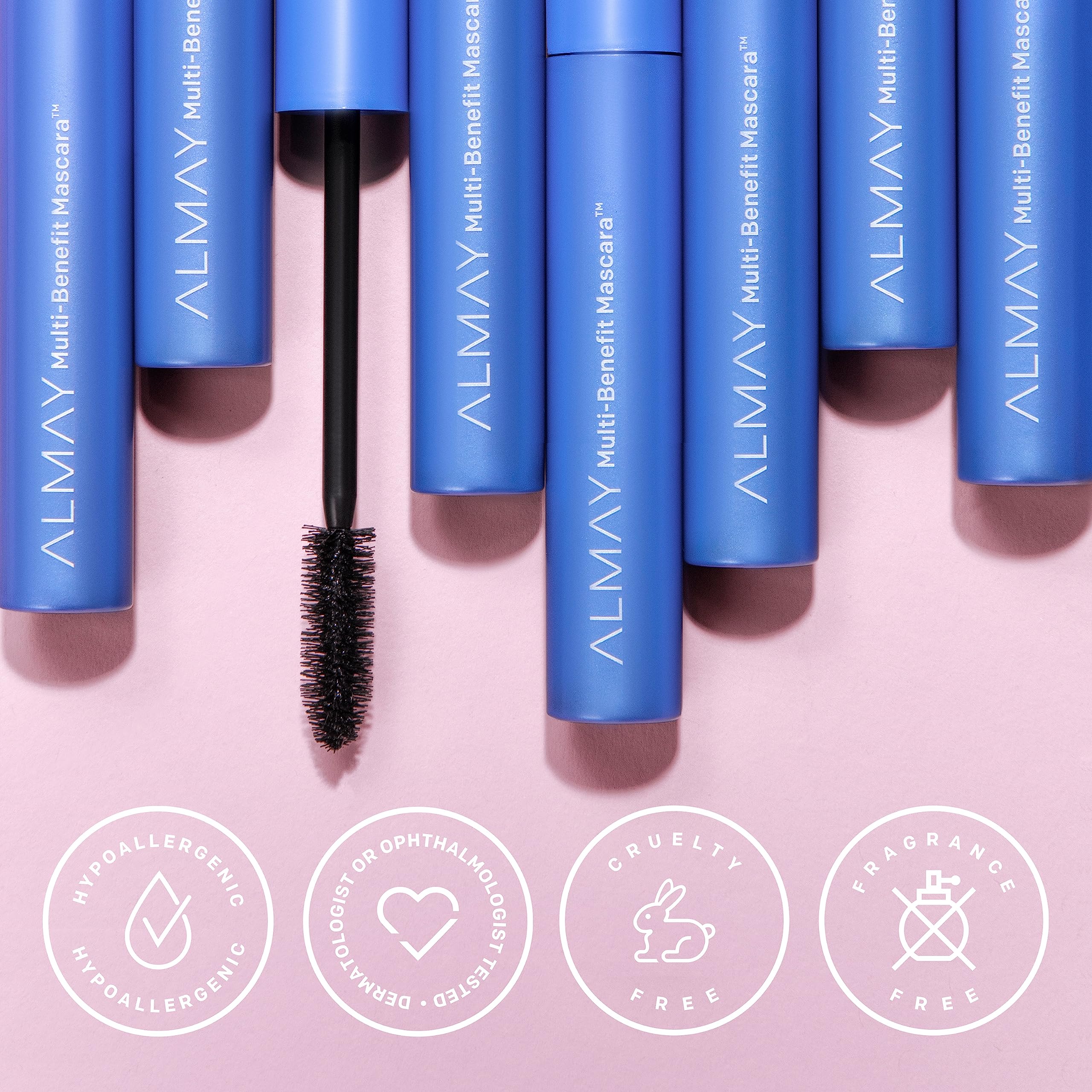 Almay Multi-Benefit Mascara, Blackest Black, 0.24 Fl. Oz.