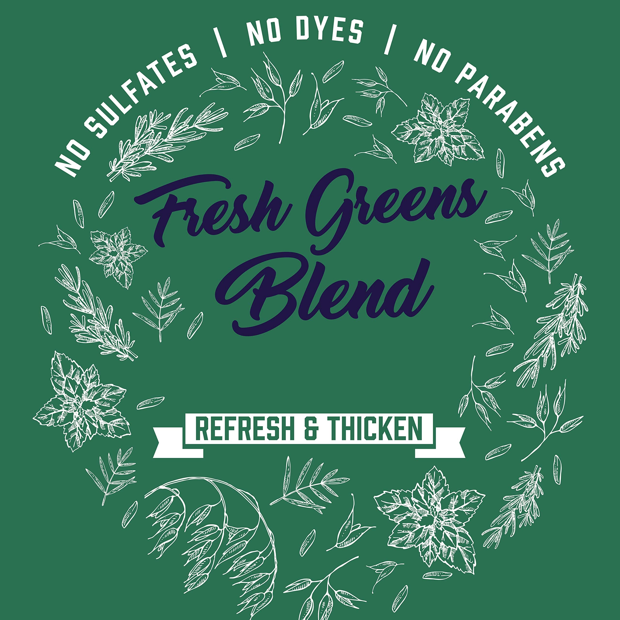 Aveeno Fresh Greens Blend Sulfate-Free Dry Shampoo Spray With Rosemary, Peppermint & Cucumber To Thicken & Nourish, Volumizing D