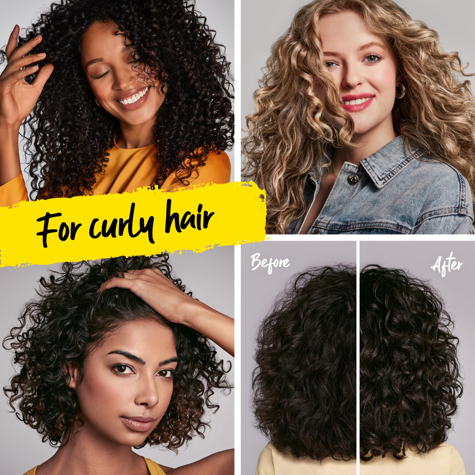 Marc Anthony Curly Hair Shampoo, Strictly Curls - 3X Moisture For Curl Defining & Curl Enhancing - Shea Butter, Marula Oil, Aloe