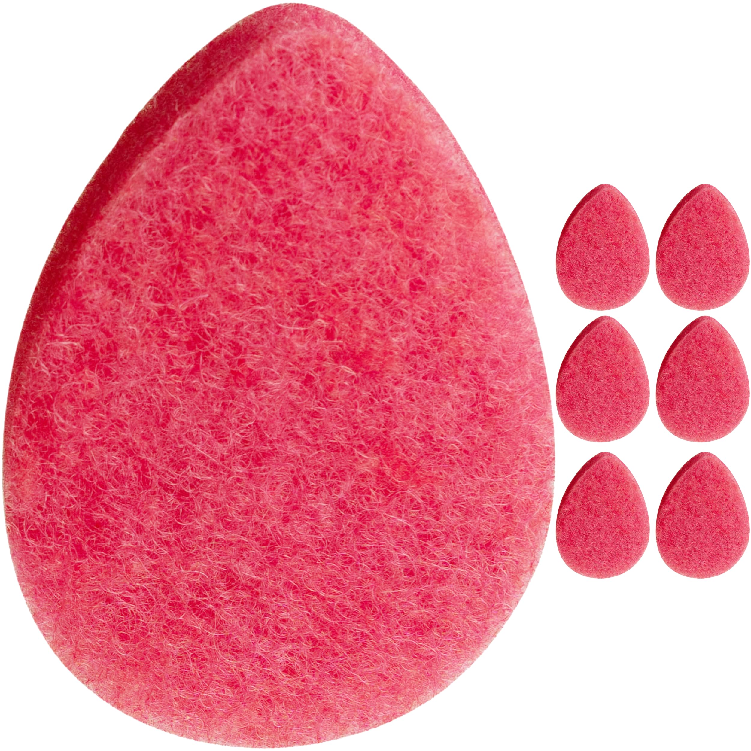 KOL Face Scrubber, Rose Infused Exfoliating Facial Cleansing Pads, Disposable Exfoliator Face Sponge for Daily Face Cleaning and