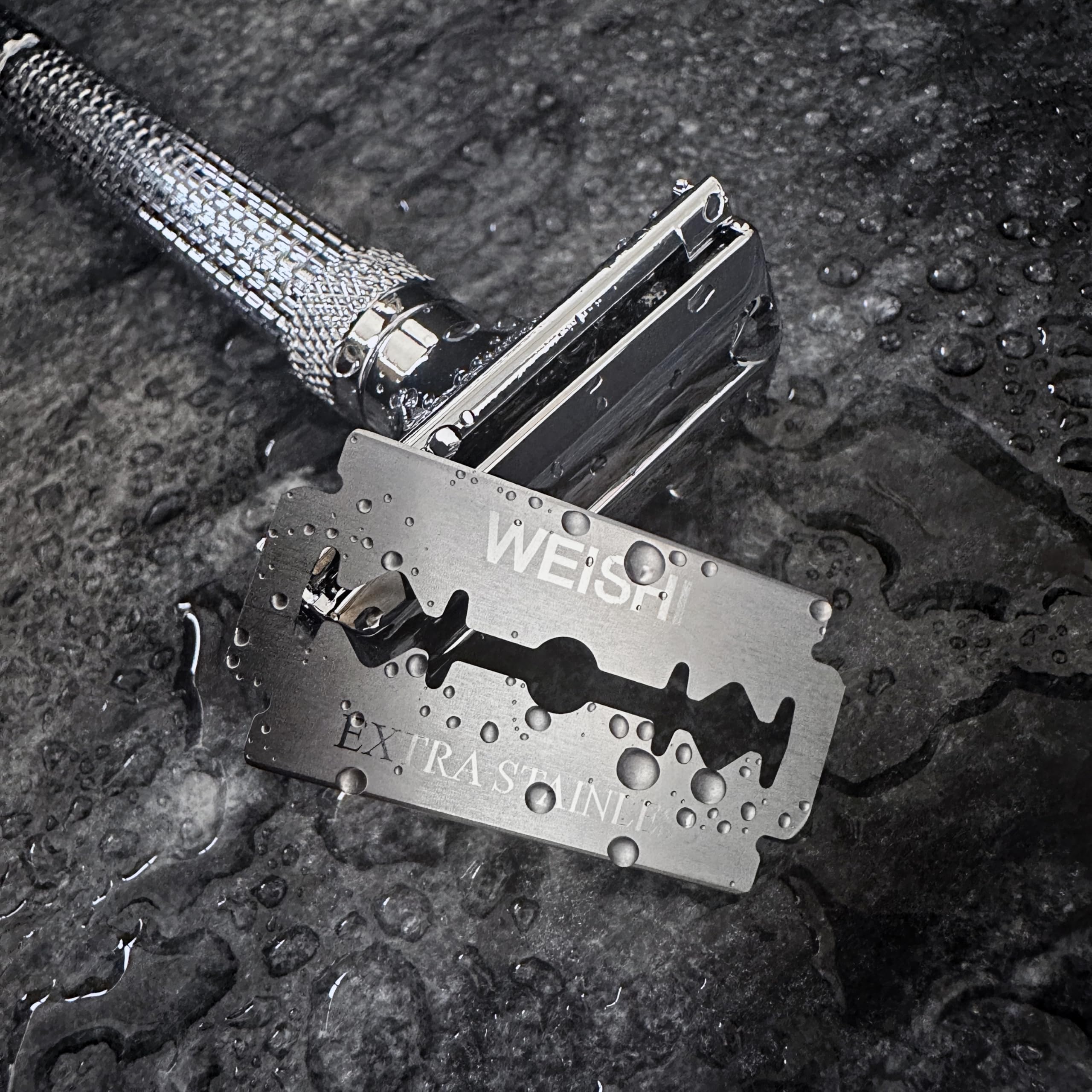 Weishi 50 Count Double Edge Safety Razor Extra Stainless Blades