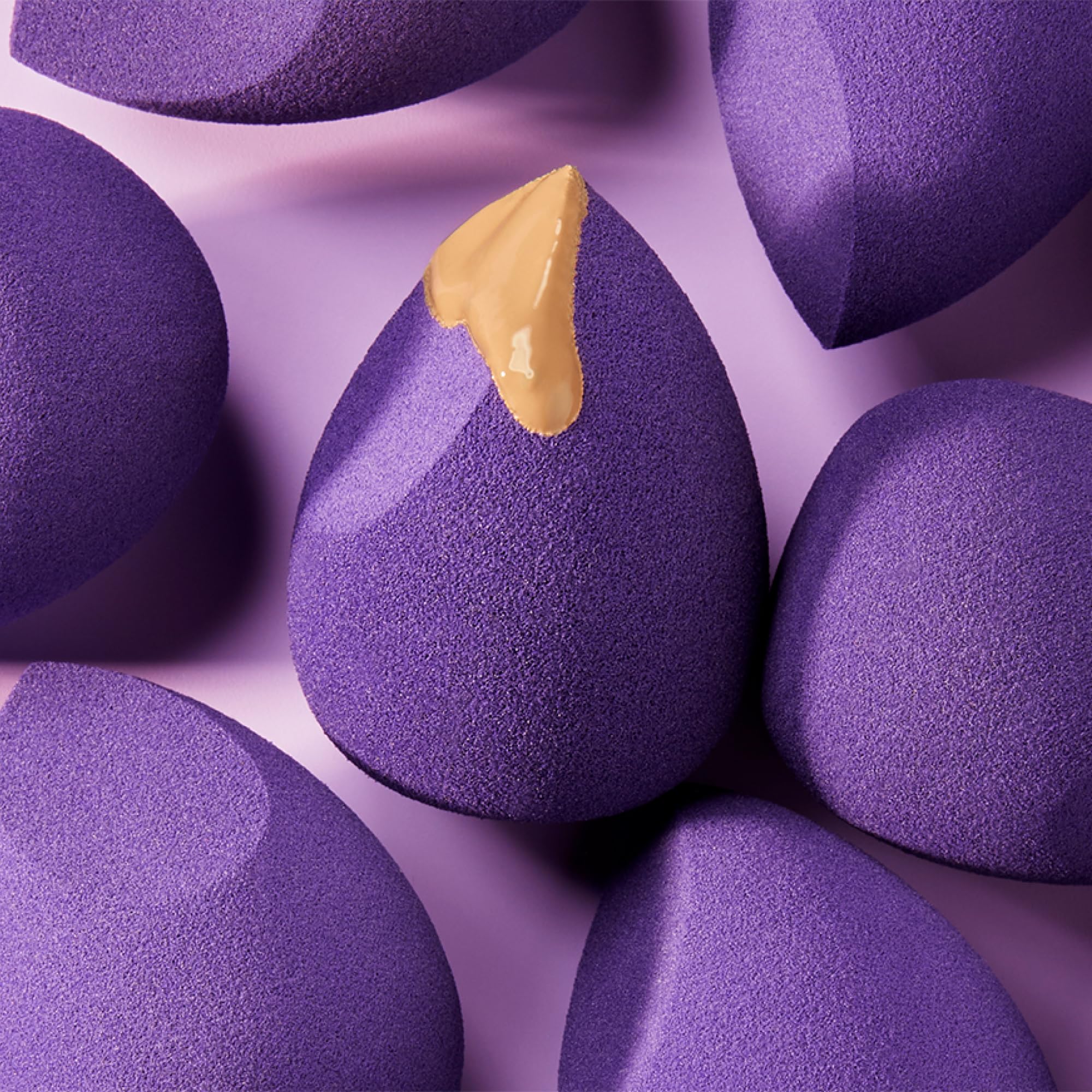 Keys Soulcare Natural Beauty Makeup Blending Sponge, Gentle + Angled For Precise Application, Blends Creams, Liquids & Powders,