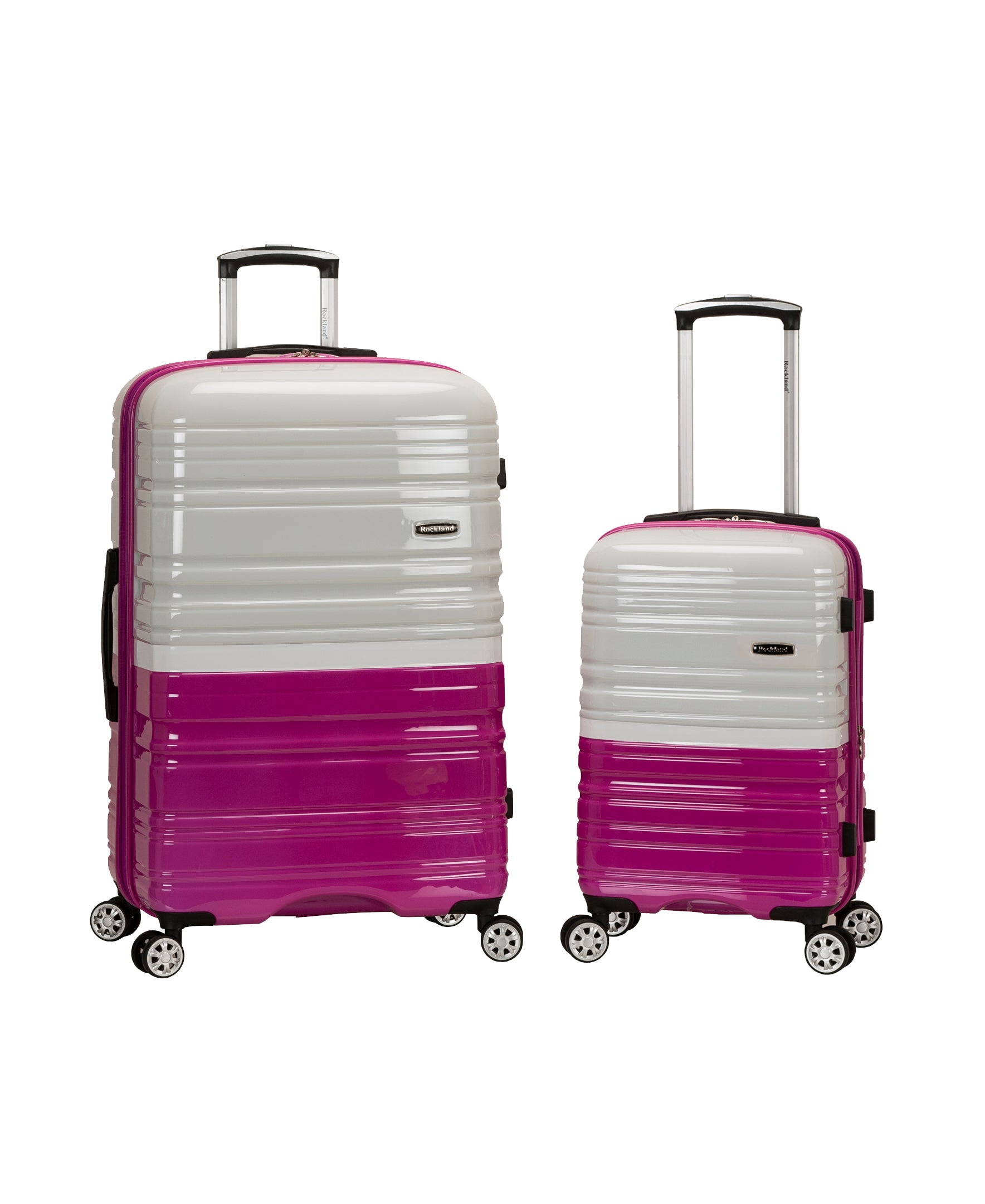 20'', 28'' 2 Pc Expandable Polycarbonate Spinner Set