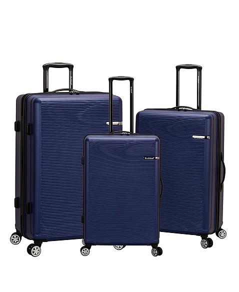 Skyline 3 Pc Abs Non-Expandable Luggage Set