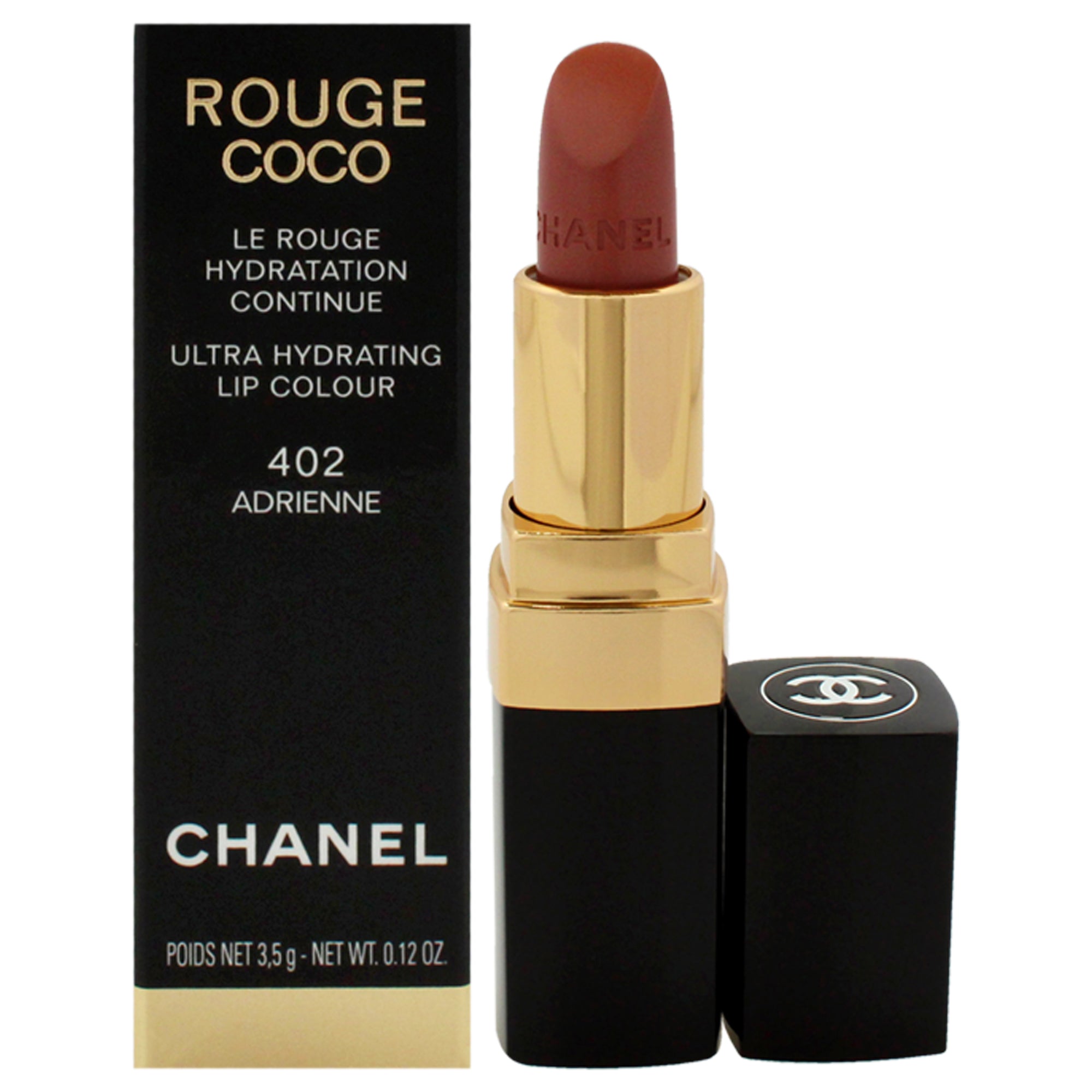 Rouge Coco Ultra Hydrating Lip Colour - 402 Adrienne By Chanel For Women - 0.12 Oz Lipstick