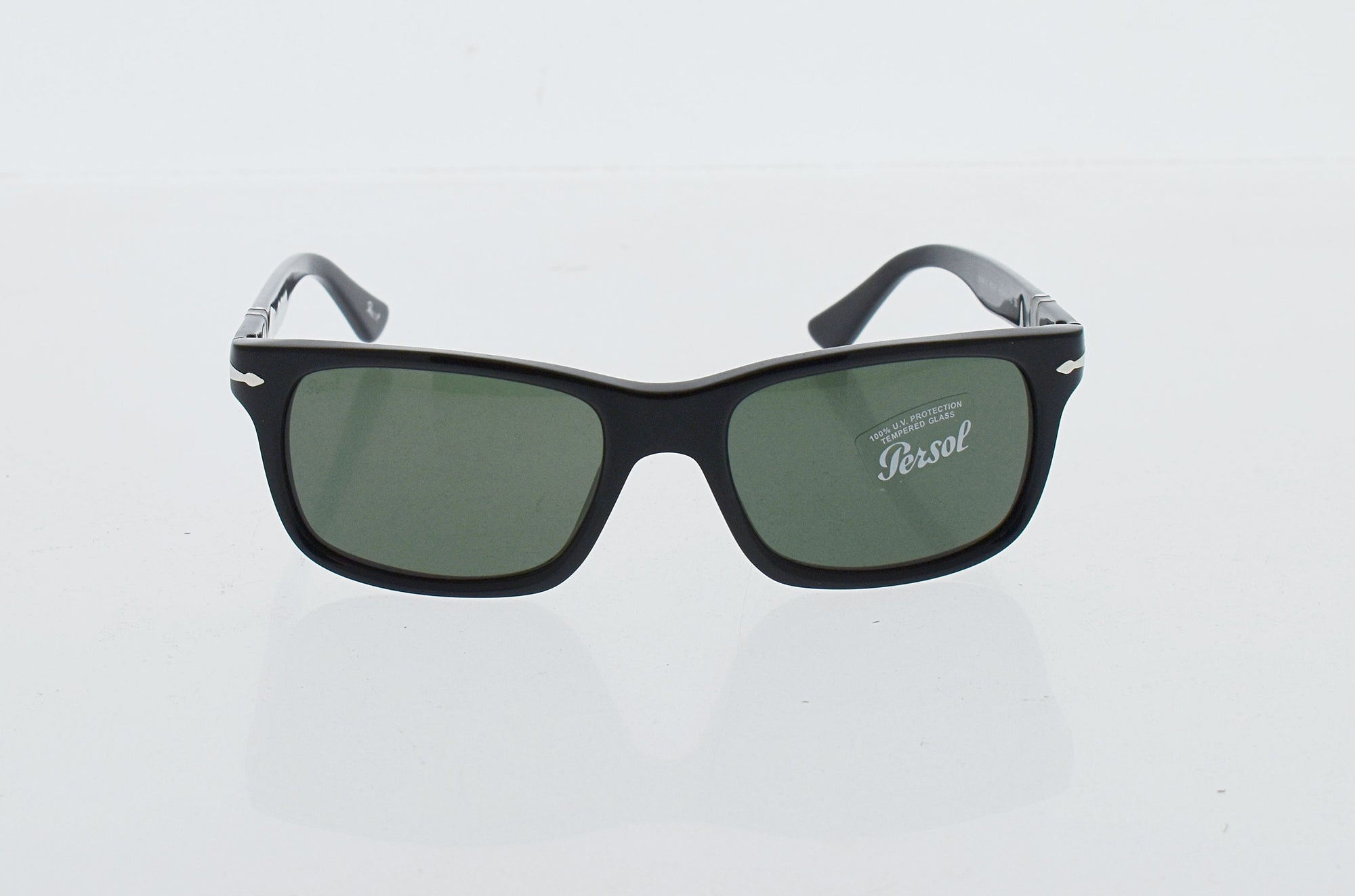 Persol Po3048S 95-31 - Black-Crystal Green By Persol For Men - 55-19-145 Mm Sunglasses