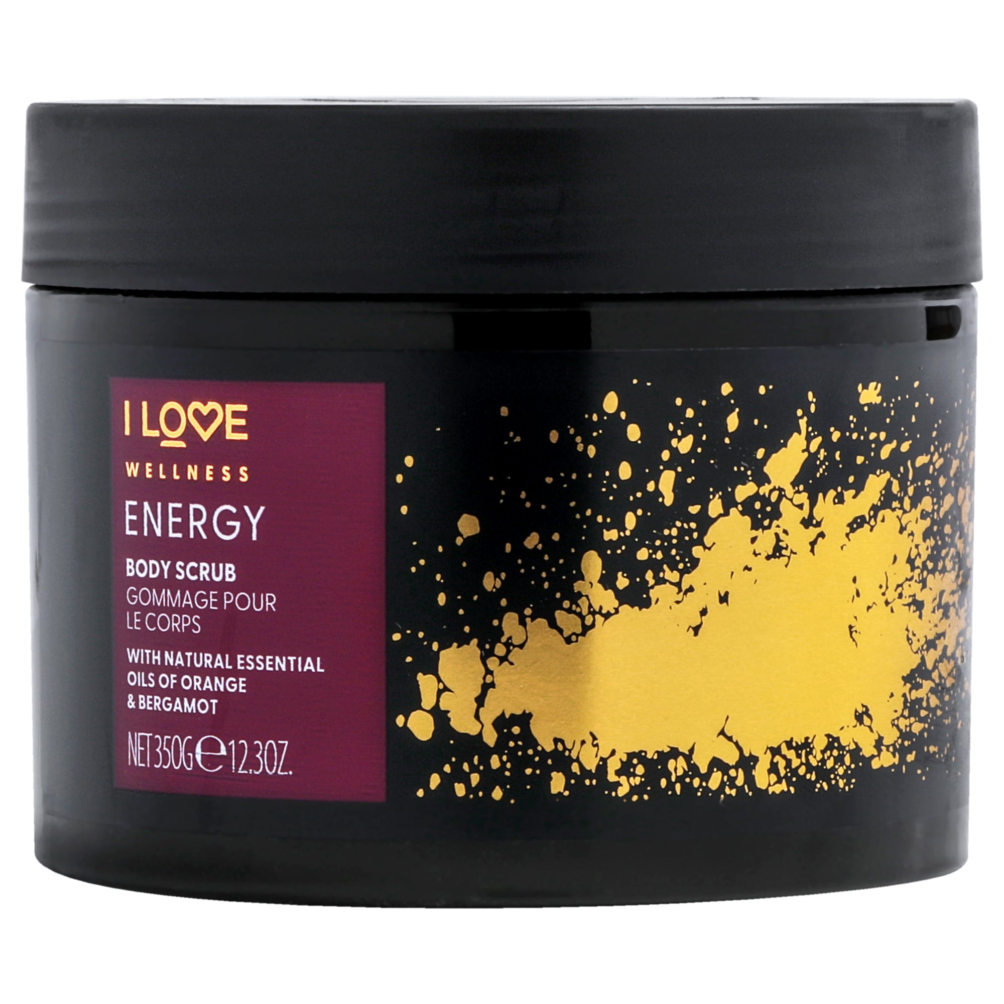 Wellness Body Scrub - Energy By I Love Cosmetics For Women - 12.3 Oz Body Scrub