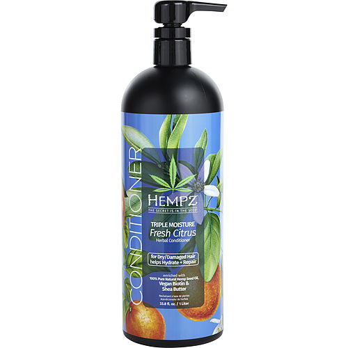 Hempz By Hempz Triple Moisture Fresh Citrus Herbal Conditioner For Drydamaged Hair 338 Oz(D0102H5Fj82)